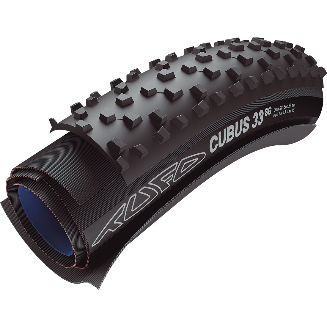 Picture of Tufo Cubus 33 SG Cyclo-Cross Tubular Tire - 33-622