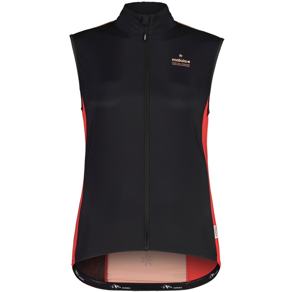 Picture of Maloja SeisM. Cycle Vest Women - deep black multi 8862