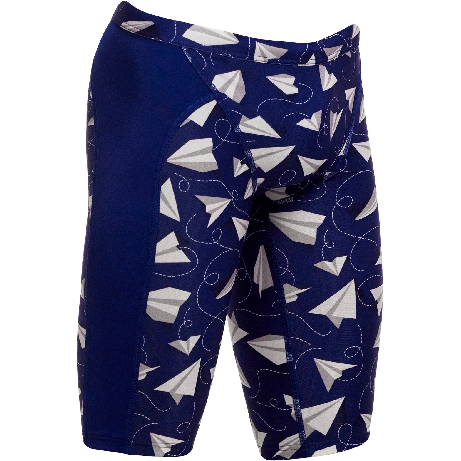 Produktbild von Funky Trunks Training Eco Jammers Badehose Jungen - Paper Plain