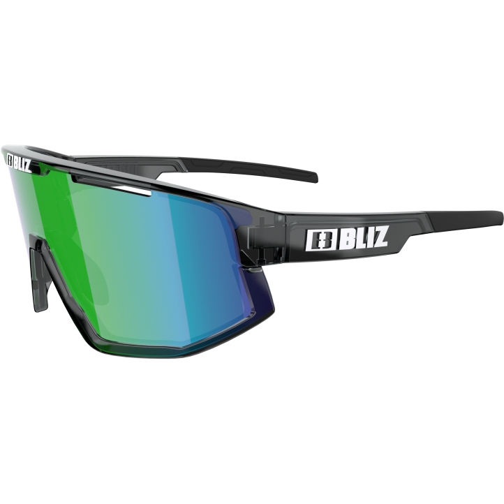 Bliz Fusion Glasses - Crystal Black / Brown with Green Multi Bliz Fusion Glasses - Crystal Black / Brown with Green Multi