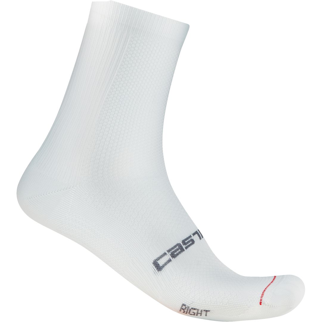 Picture of Castelli Espresso 12 Socks - white 001