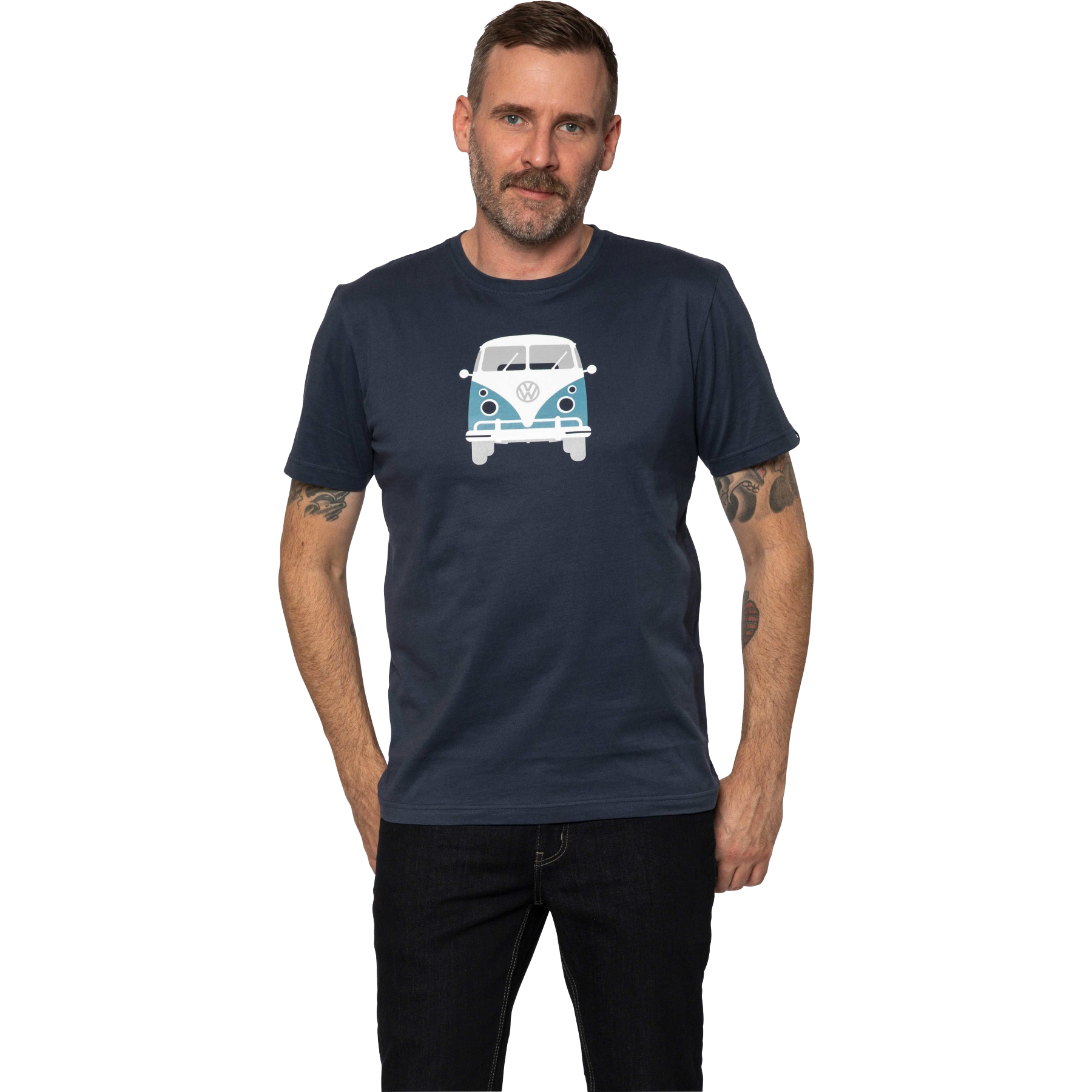 Produktbild von Elkline METHUSALEM T-Shirt Herren - Lizensiert von VW - darkblue