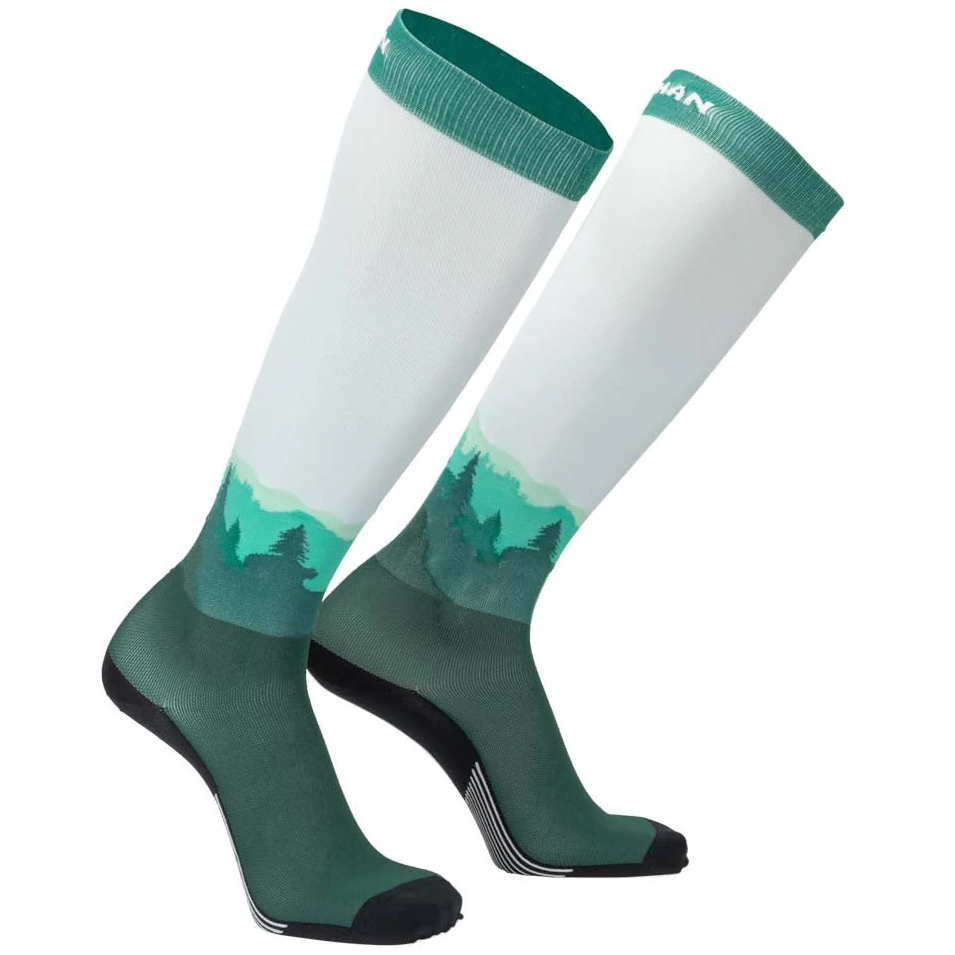Image of Nathan Sports Speed Compression OTC Socks - Park Green