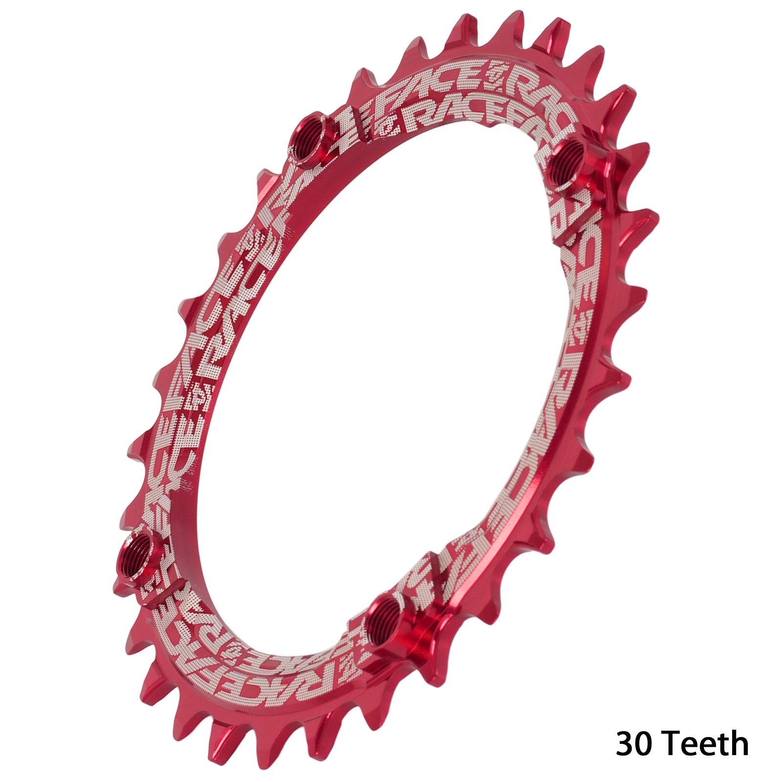 Race Face Narrow Wide Chainring - 4 Bolt - 104mm - red | BIKE24