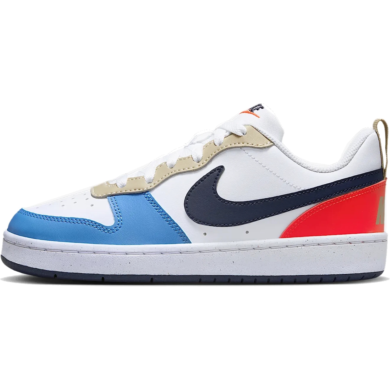 Picture of Nike Court Borough Low Recraft Shoes Kids - white/thunder blue/light crimson DV5456-124