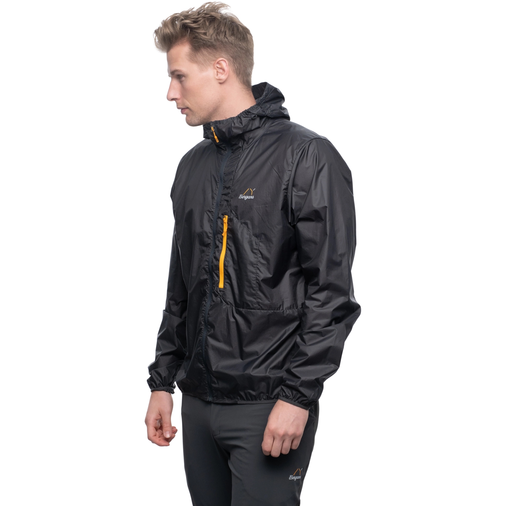 Bergans Y LightLine Pure Windbreaker Jacket Men - dark shadow grey