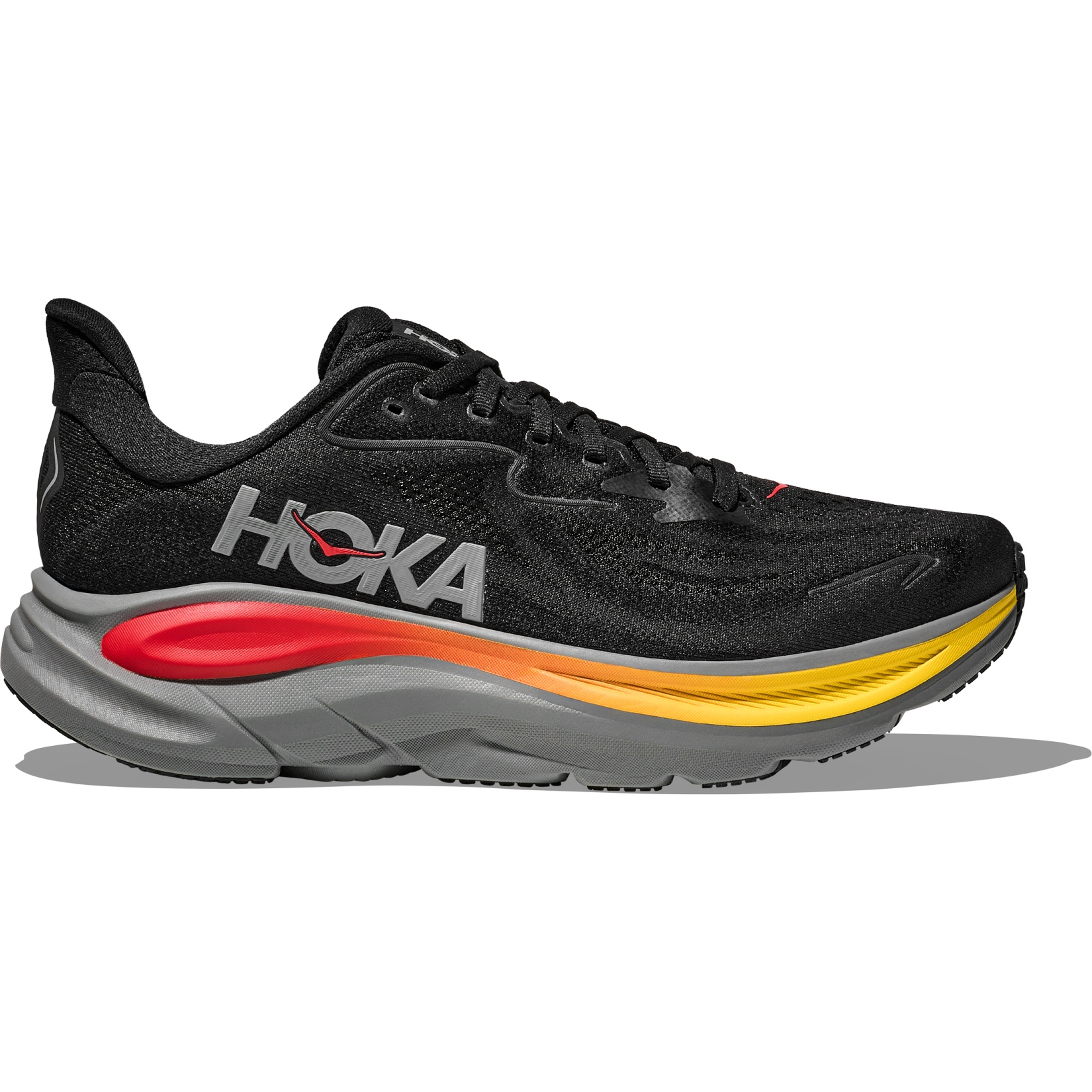 Hoka Clifton 10 Running Shoes Men - black / galactic grey | BIKE24