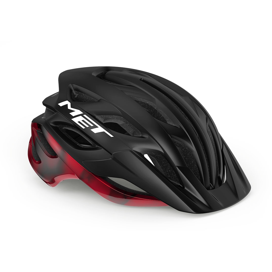 Productfoto van MET Veleno Helmet - black/red matt glossy