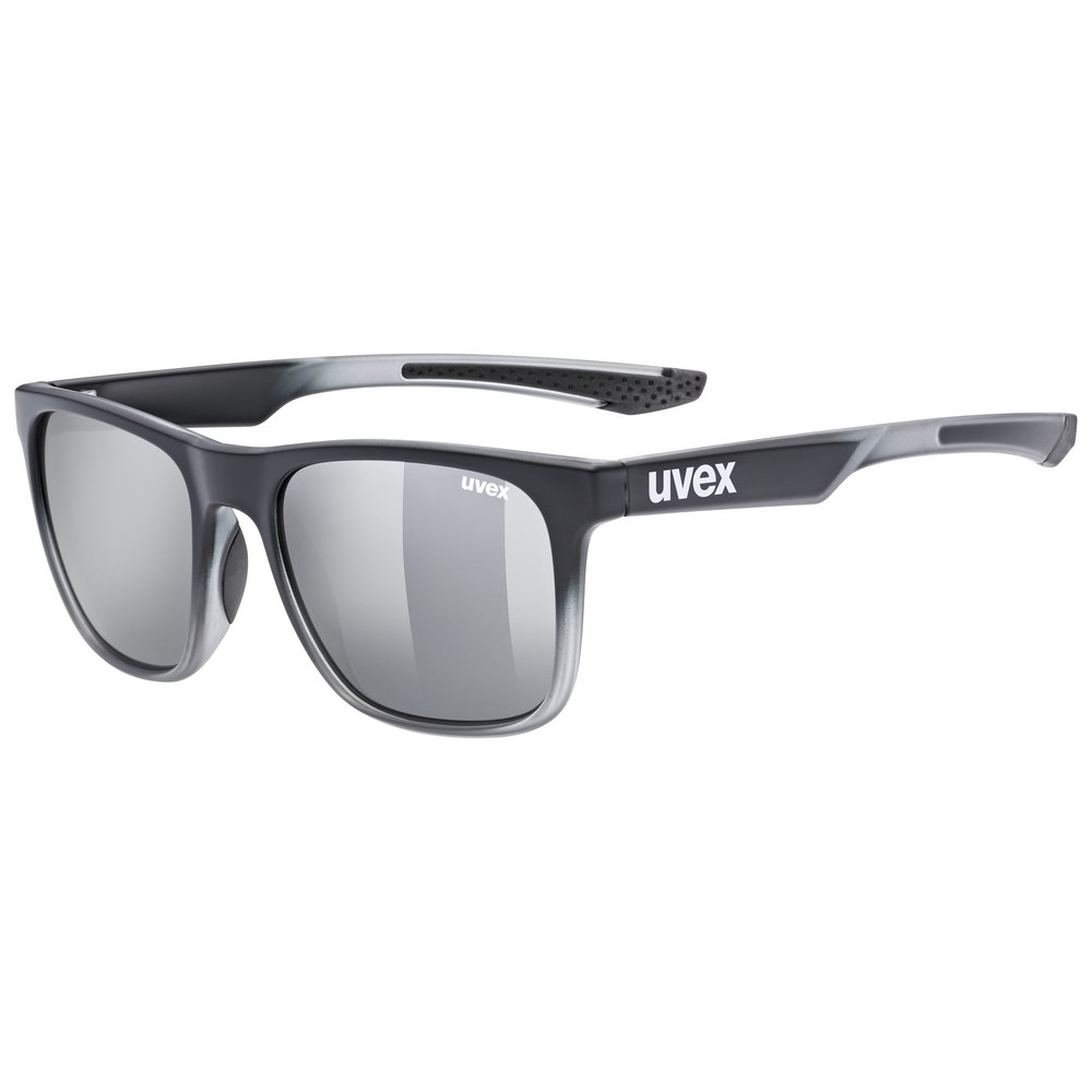 Picture of Uvex LGL 42 Glasses - black transparent/mirror silver