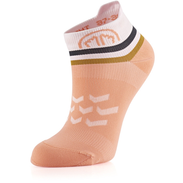 Picture of Sidas Run Anatomic Light Ankle Women&#039;s Running Socks - Pink/White Pink