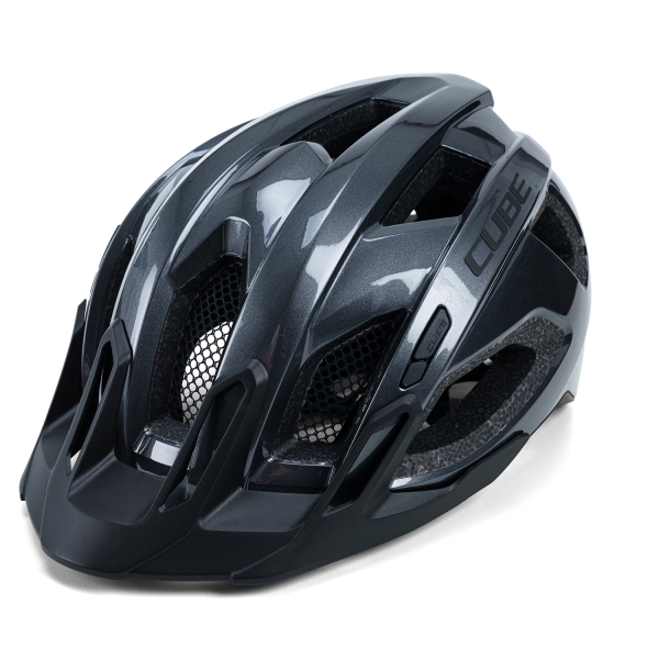 Produktbild von CUBE QUEST Helm - glossy iridium black