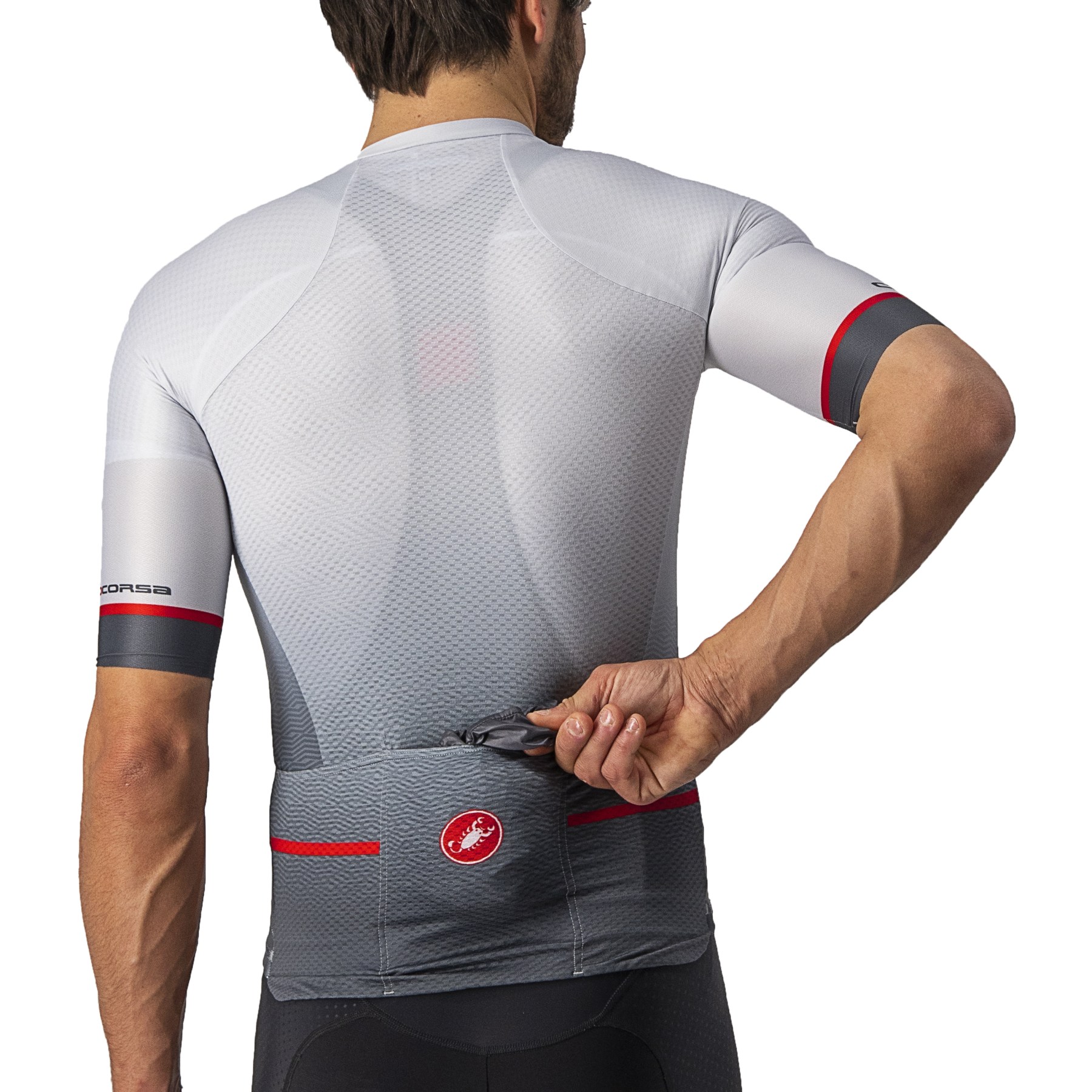 Castelli Aria Shell Jacket Men - dark grey 030 | BIKE24