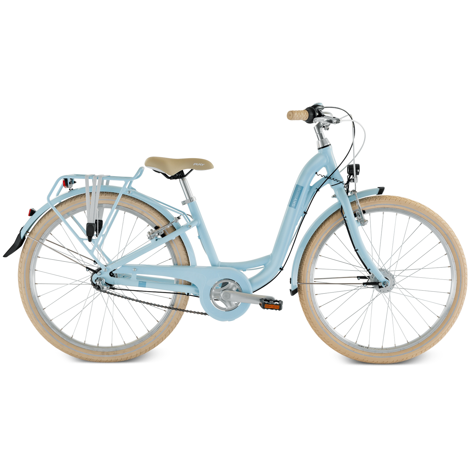 Photo produit de Puky SKYRIDE 24-3 - Vélo Enfant - 24&quot; |  3 Vitesses - retro blue