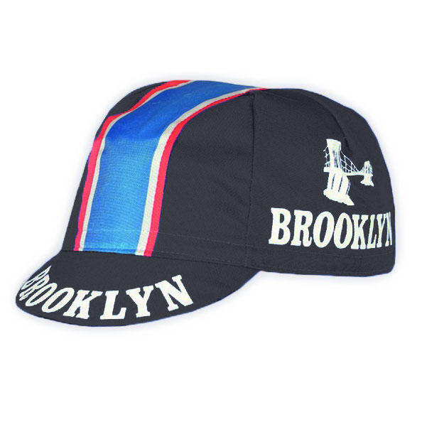 Picture of Apis Retro Style Team Cycling Cap - BROOKLYN BLACK