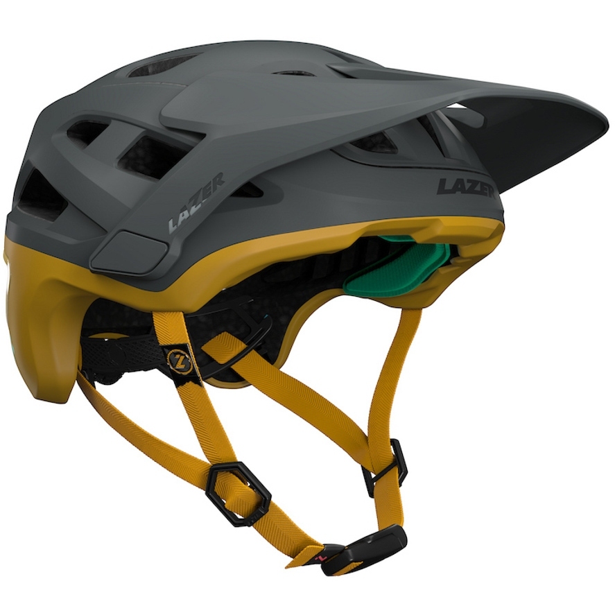 Jackal E☓J Lazer Jackal KinetiCore MTB Helmet - matte grey autumn | BIKE24