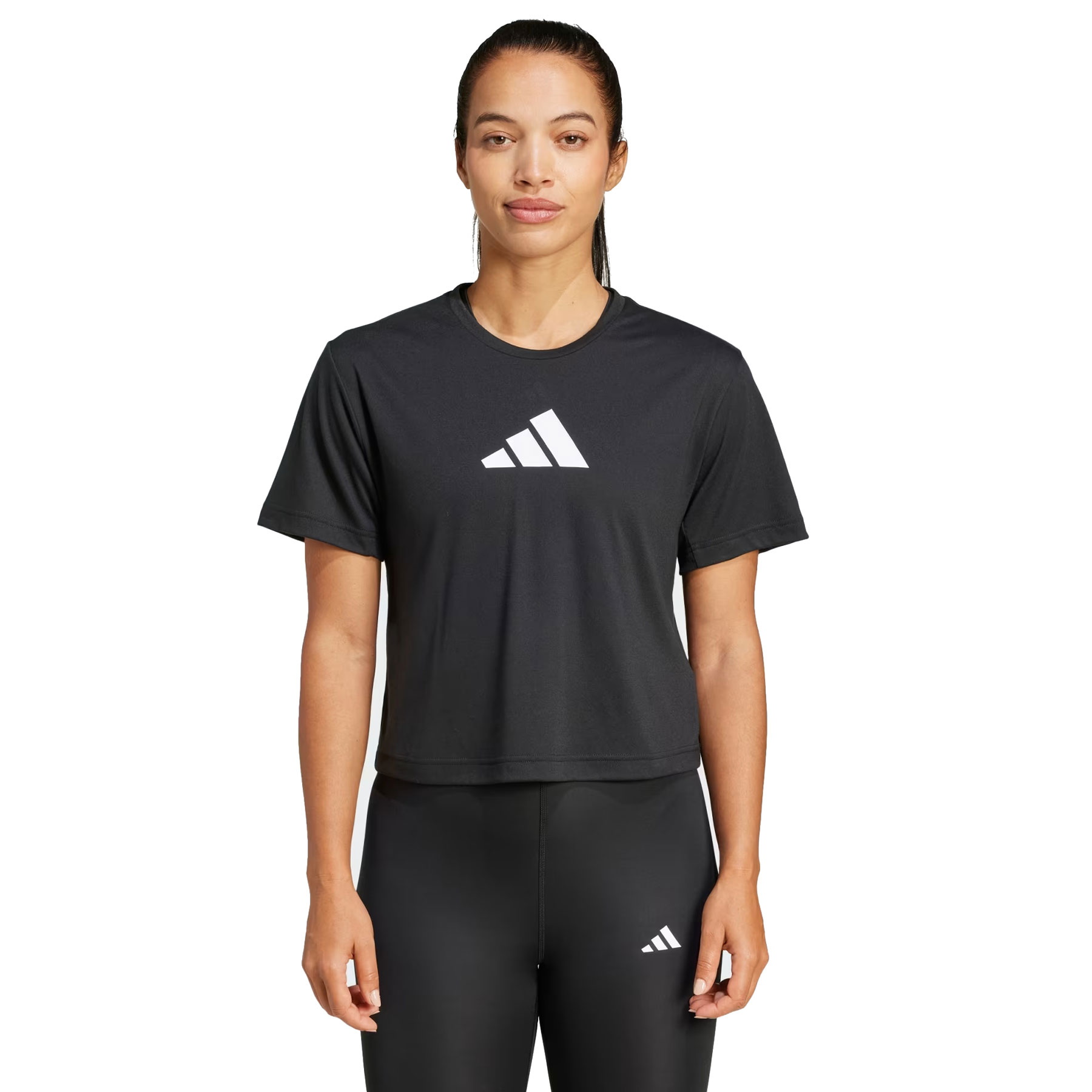 Produktbild von adidas Train Essentials Big Logo Performance Shirt Damen - black JG8614