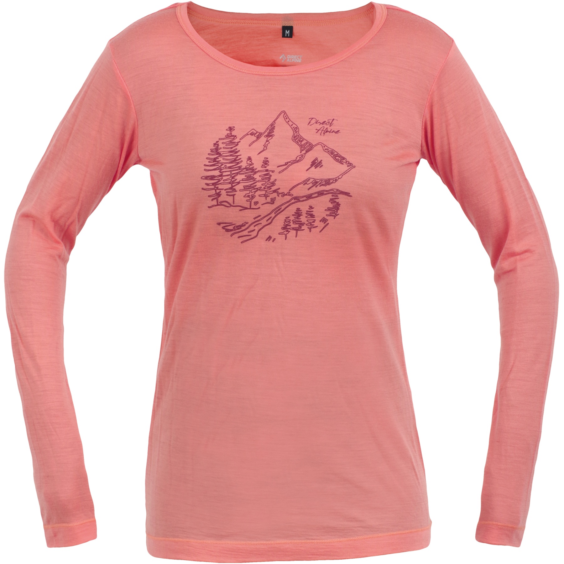 Produktbild von Directalpine Furry Damen Langarm T-Shirt - coral (nature)