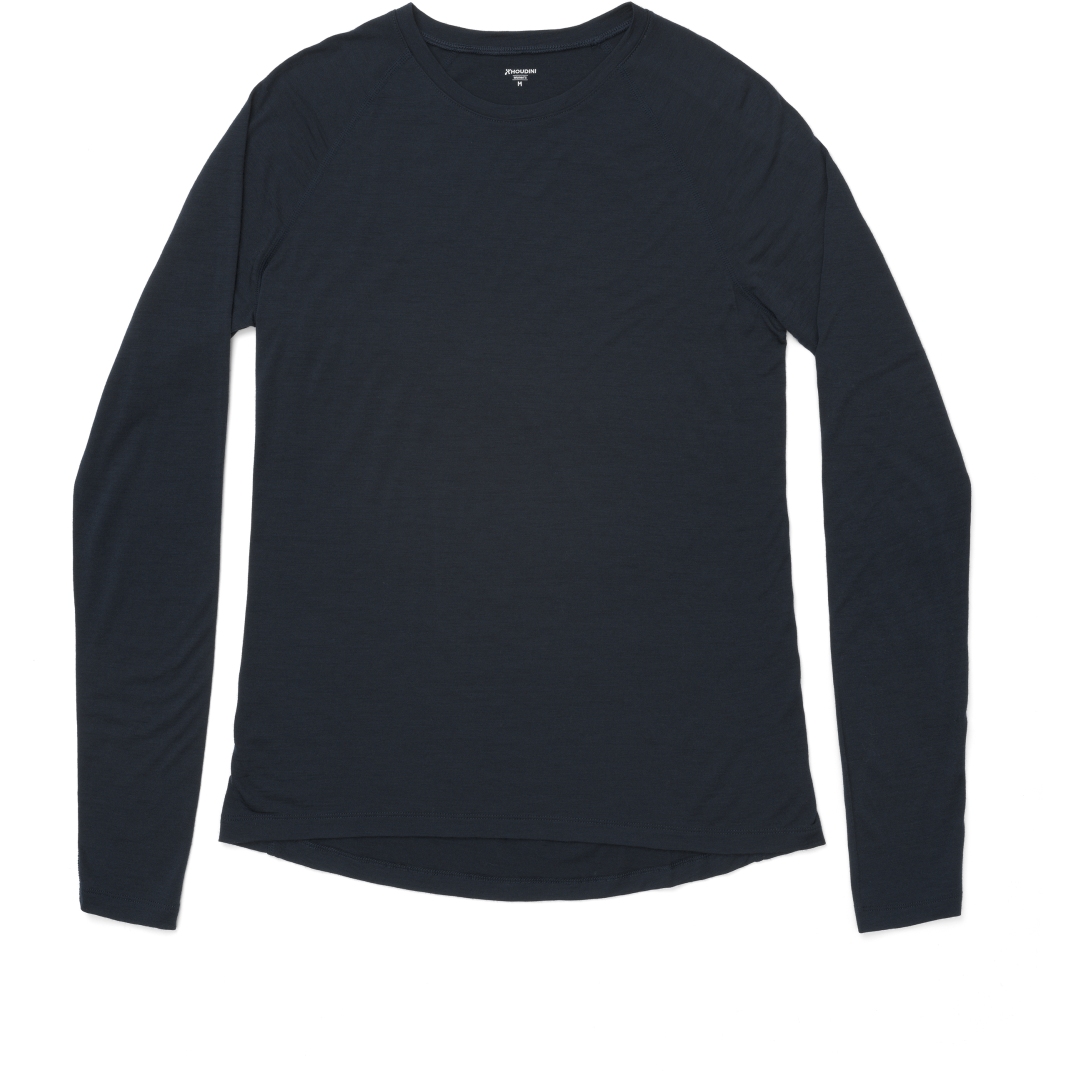 Houdini DeSoli Light Crew Long Sleeve Shirt Women - Blue Illusion