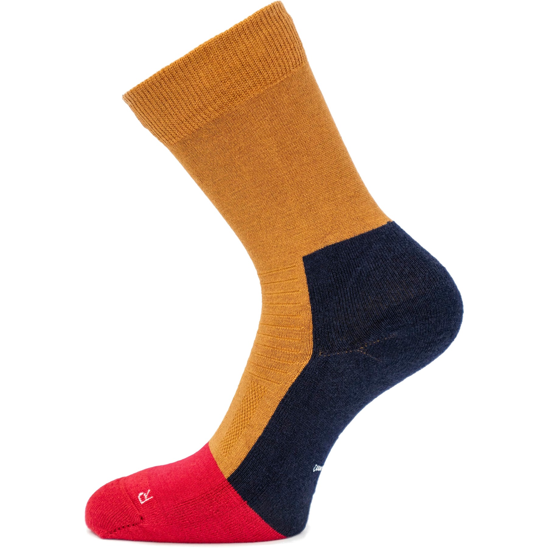 Photo produit de Ulvang Chaussettes - Hero Warm Crew - Cathay Spice / Chilli Red/ Navy Blue