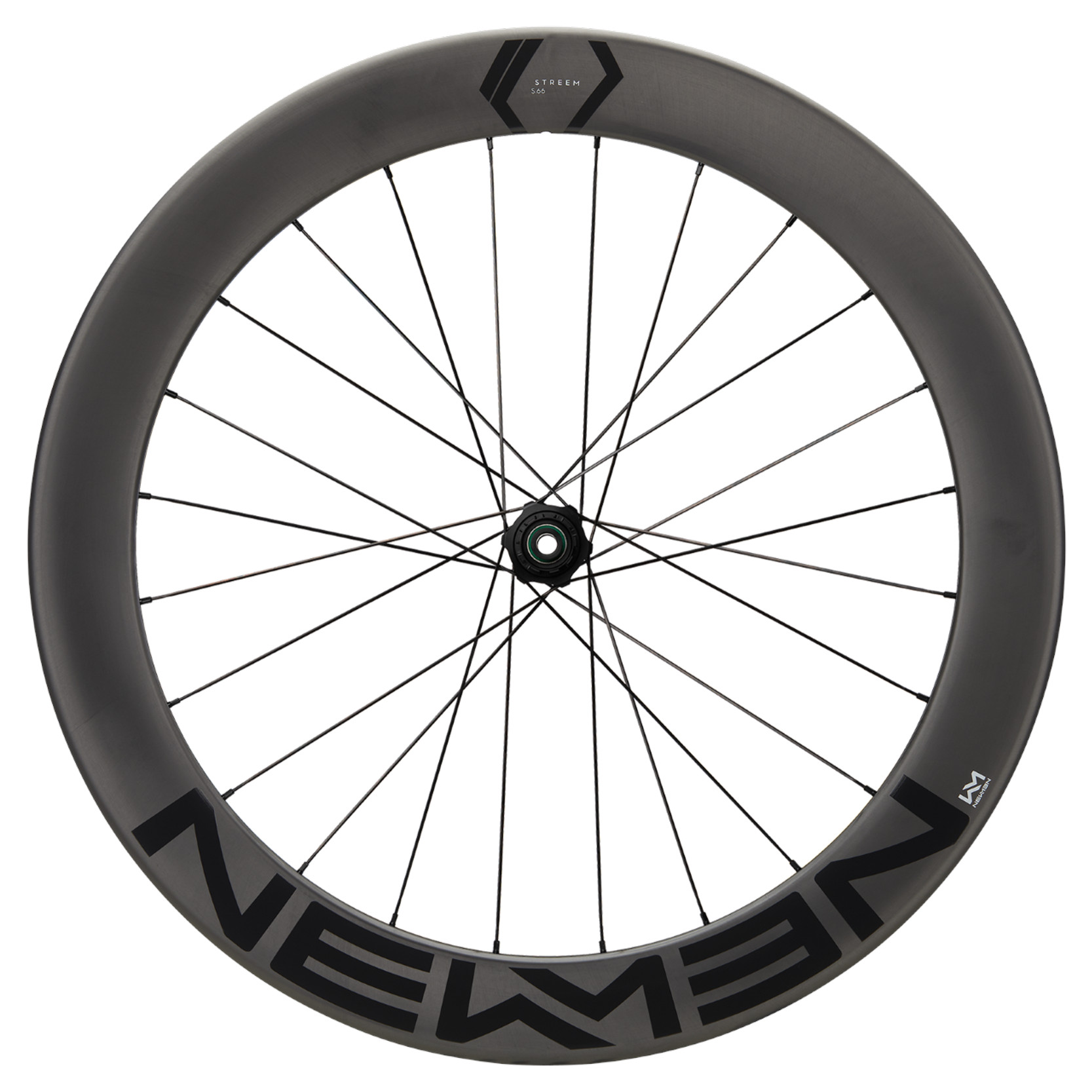Picture of Newmen Streem Sprint S.66 Rear Wheel - 28&quot; | Carbon | Clincher | Centerlock - 12x142mm - HG