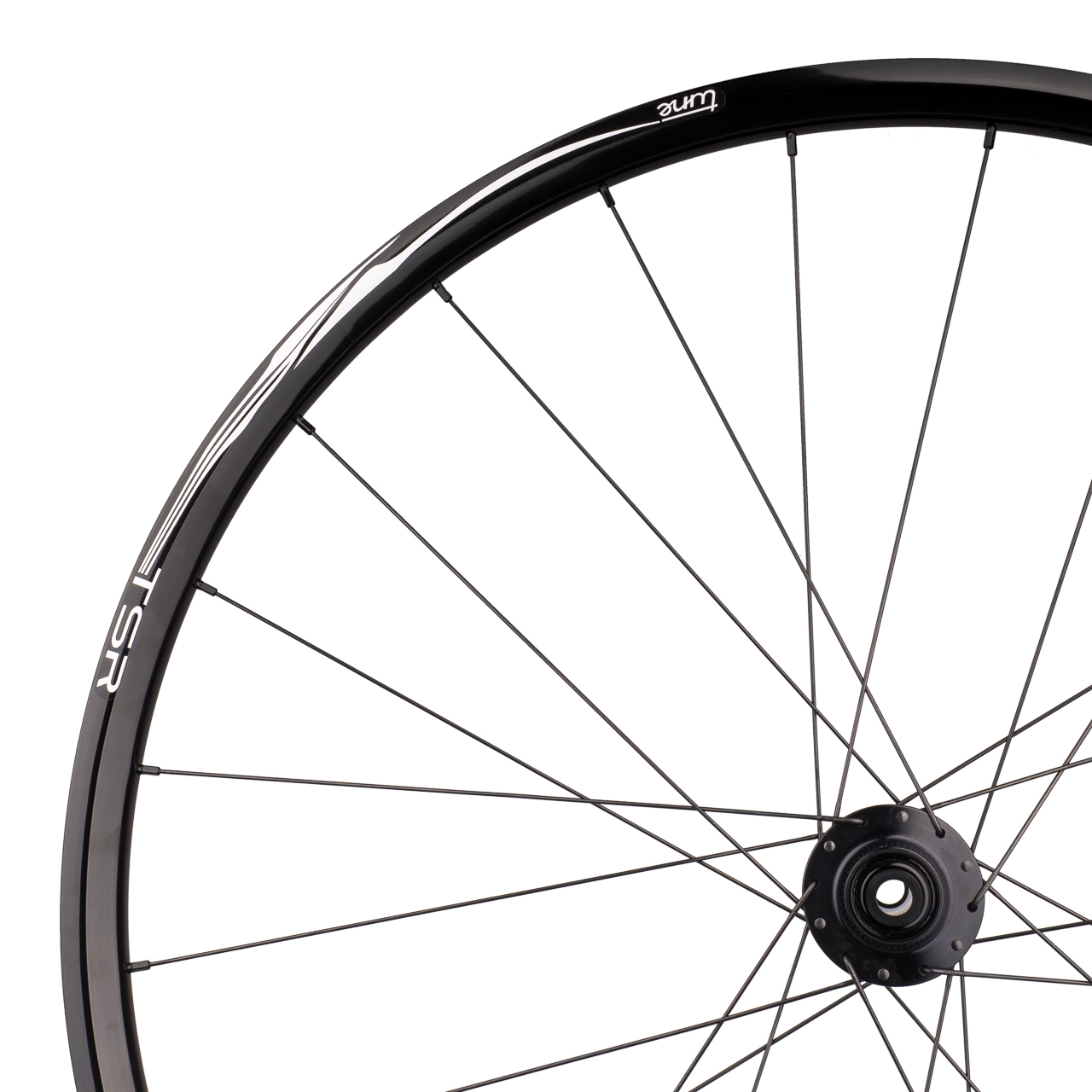 Produktbild von Tune TSR22 Disc Vorderrad - 28&quot; | KillHill CL | Standard Lager | Clincher | Centerlock | 12x100mm - 24-Loch - schwarz
