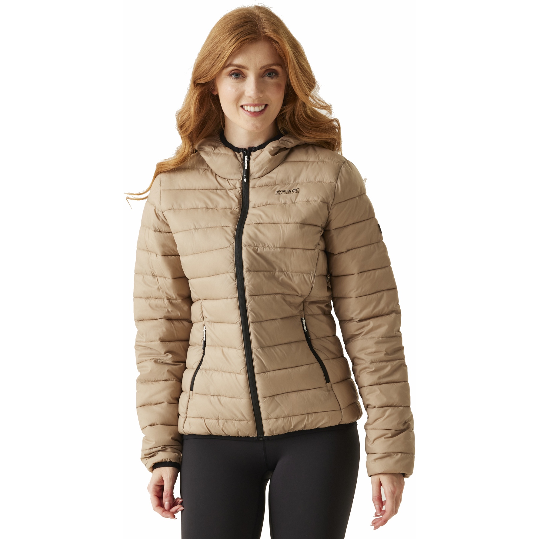 Damen Kapuzenjacke Mit Placement