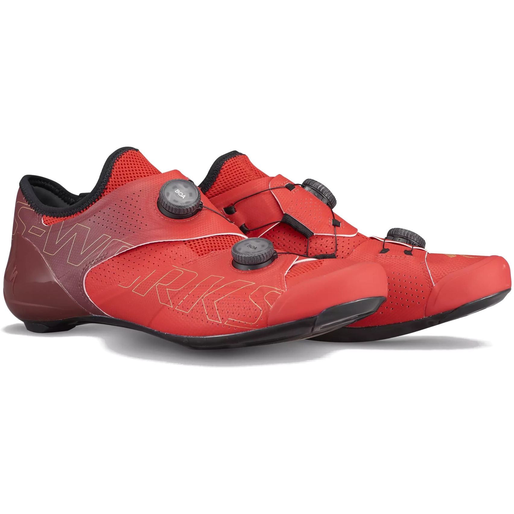 Photo produit de Specialized Chaussures Vélo Route - S-Works Ares - Flo Red/Maroon