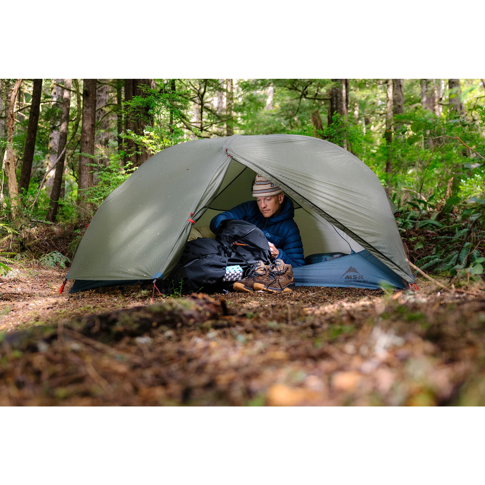 MSR Hubba Hubba HD 1 Tent - Green | BIKE24