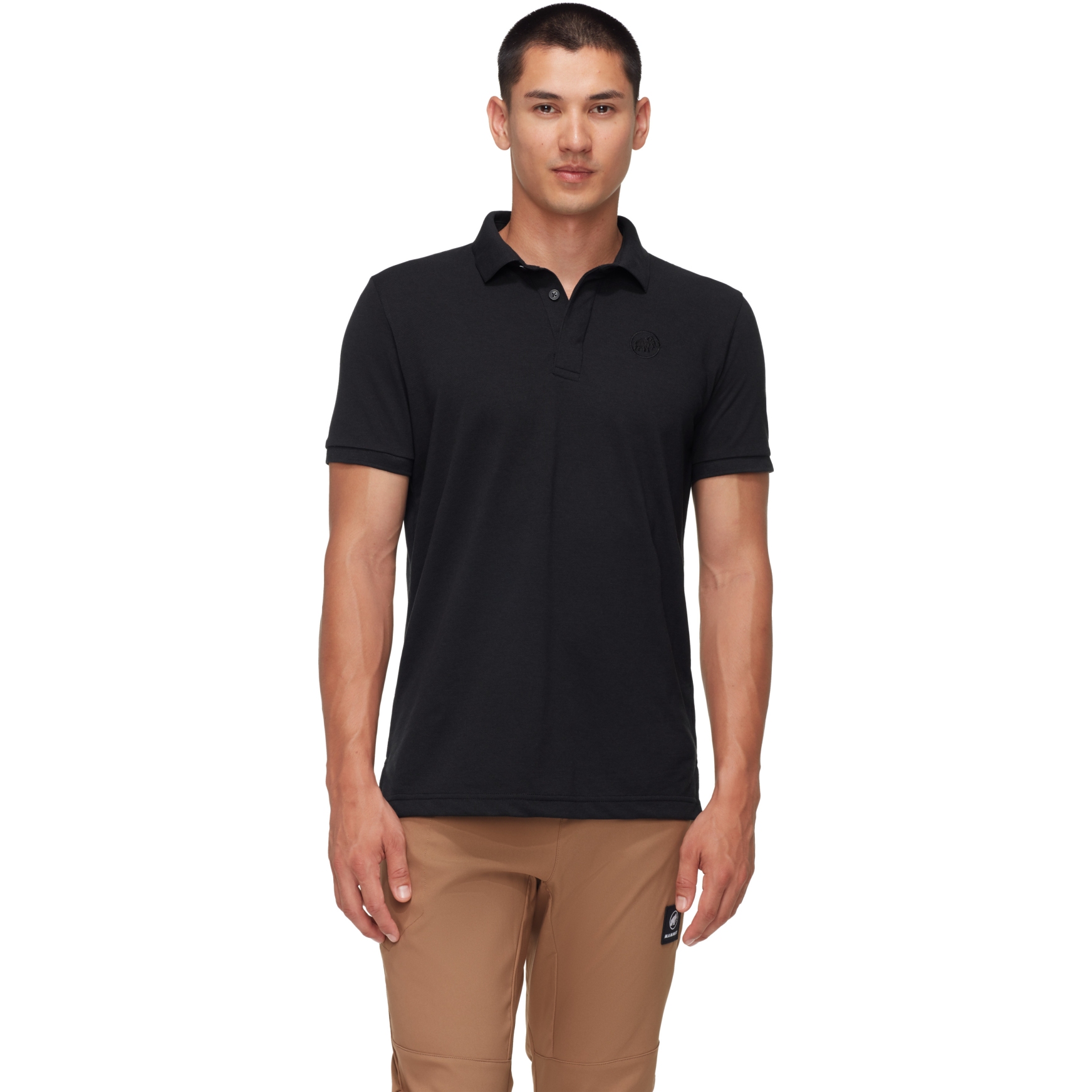 Picture of Mammut Logo Polo Shirt Men - black