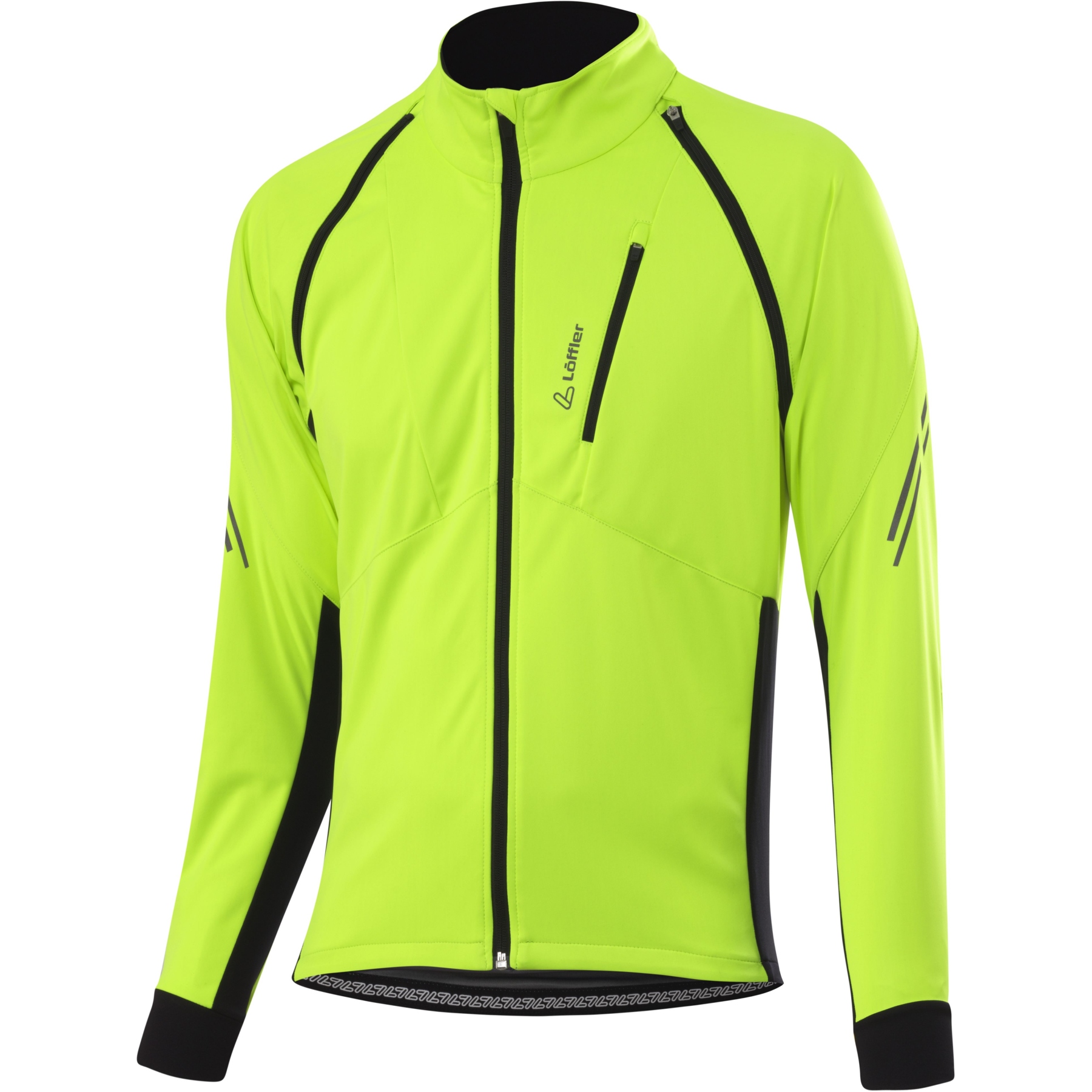 Picture of Löffler Zip-Off San Remo 2 Windstopper Light Bike Jacket - neon yellow