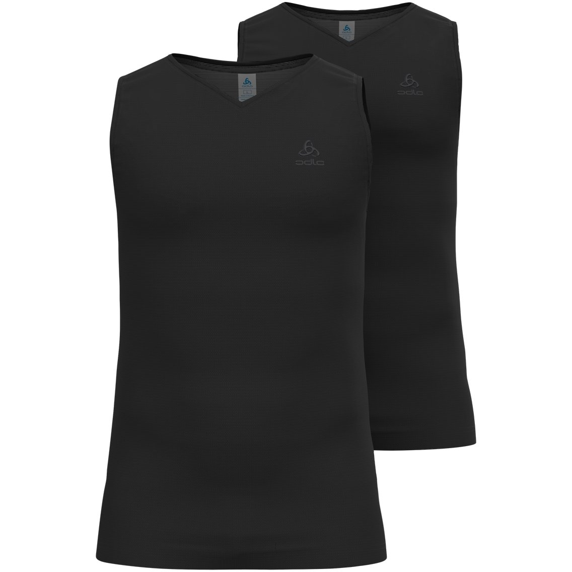 Produktbild von Odlo Active Everyday Eco V-Neck Ärmelloses Unterhemd Herren - Doppelpack - schwarz