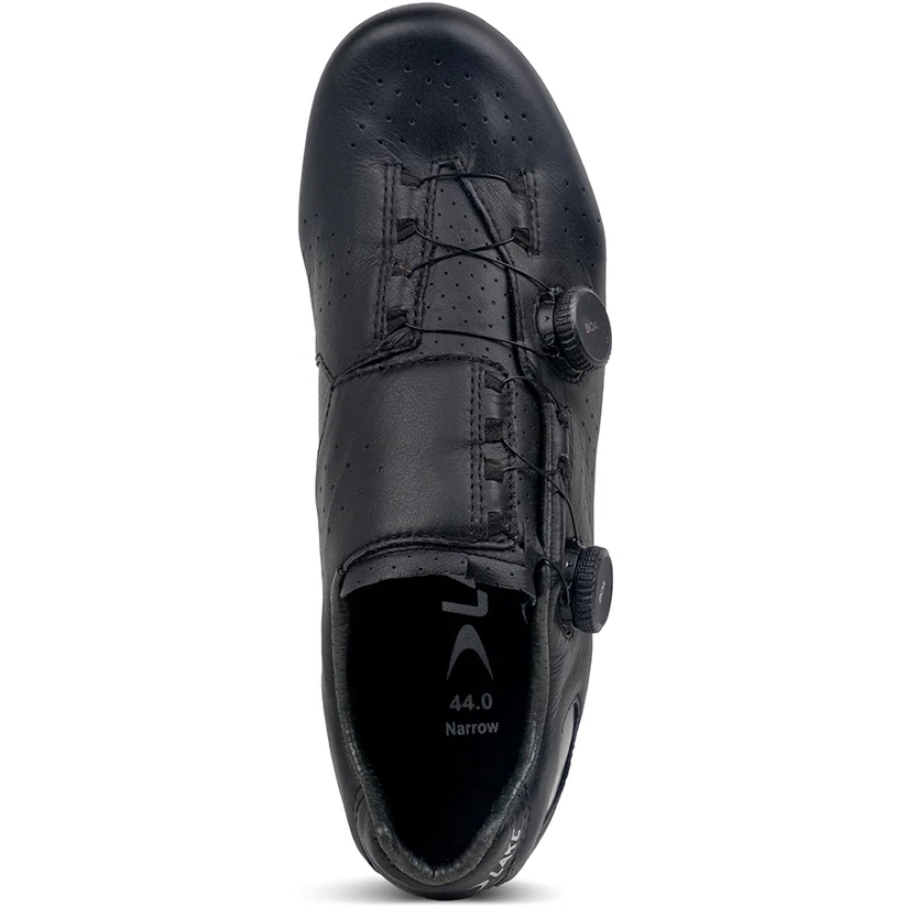 Lake CX333 Road Shoes Men - Wide - black/silver | BIKE24