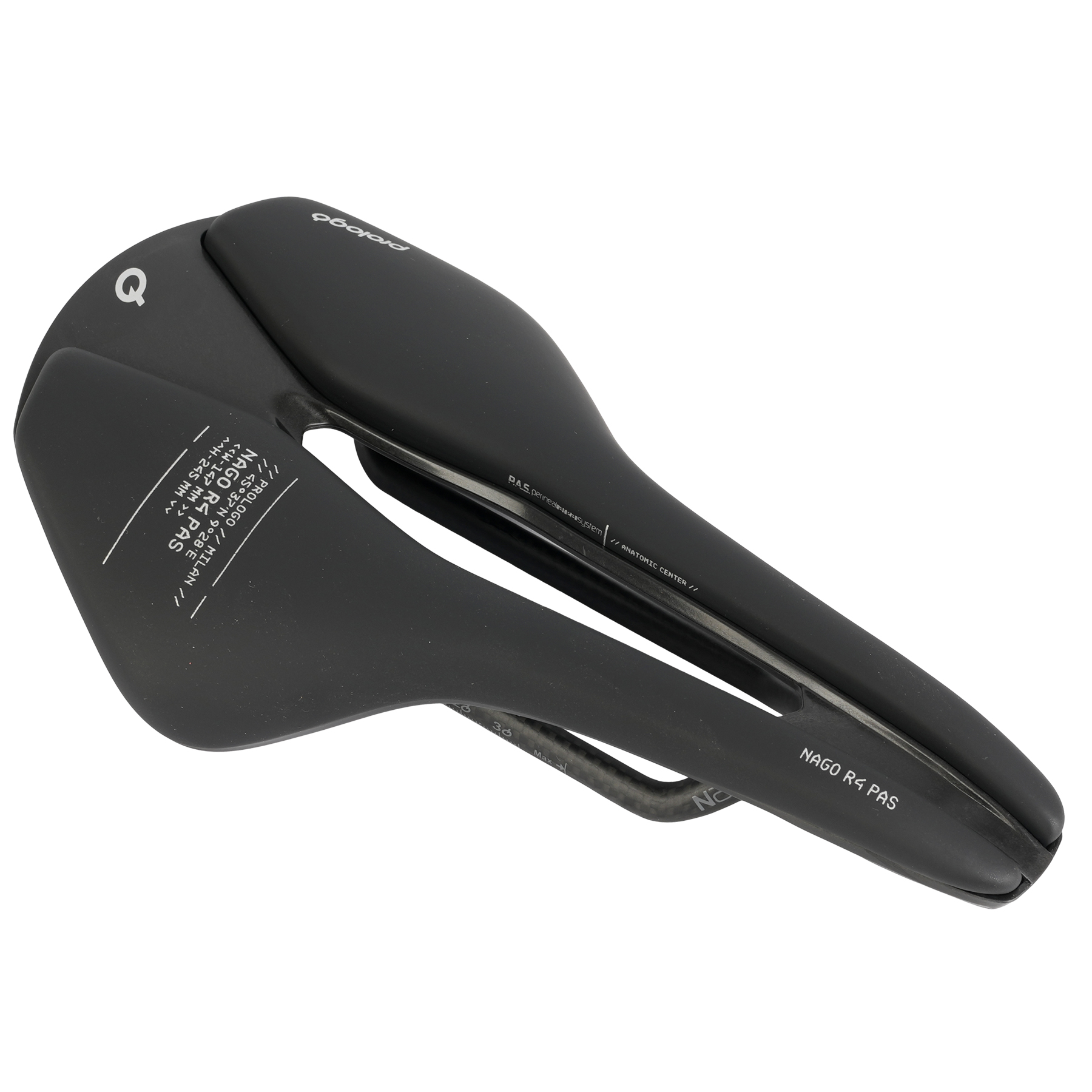 Prologo Nago R4 PAS Nack 147 Saddle - Hard Black | BIKE24