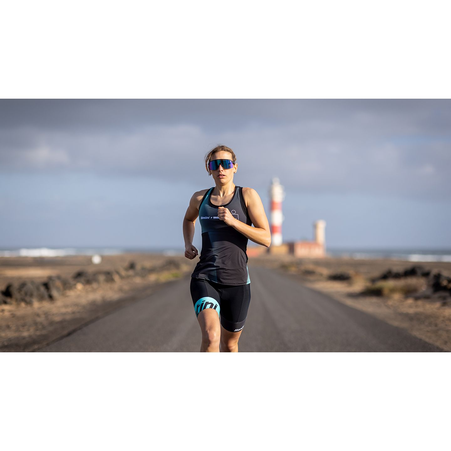 Santini Top Triatlon sin Mangas Mujer Ikaika IRONMAN 2I6500IKA