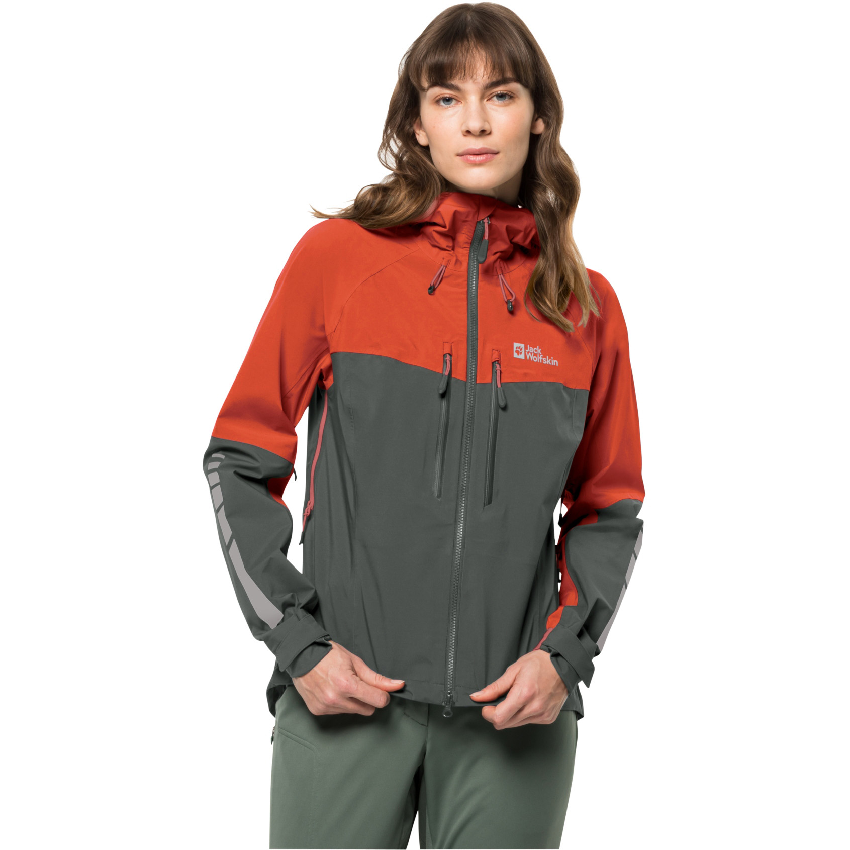 Produktbild von Jack Wolfskin Morobbia 3L Fahrradjacke Damen - slate green