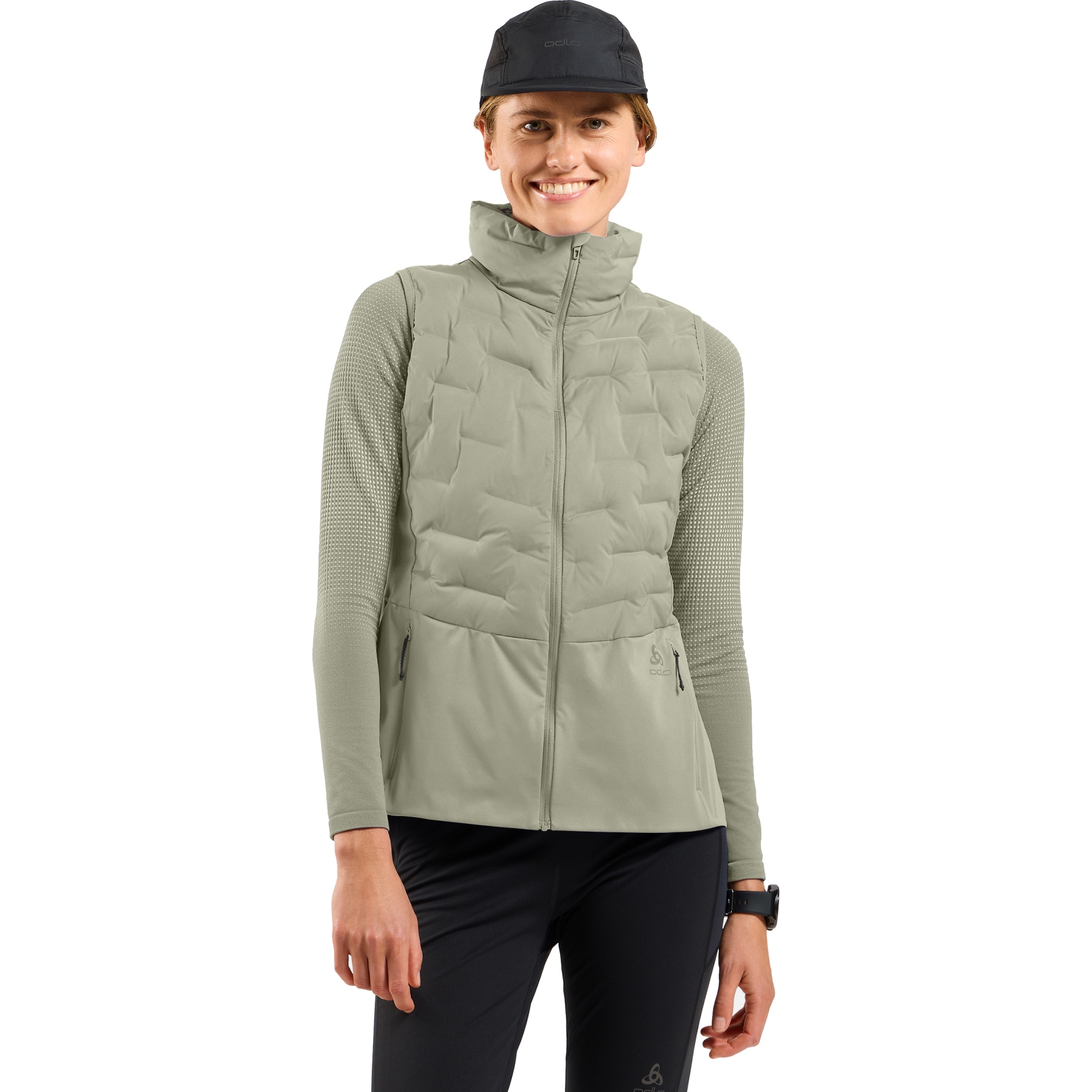 Odlo Zeroweight Veste Running Femme - Imperméable Respirante Léger Pour Course Sous La Pluie