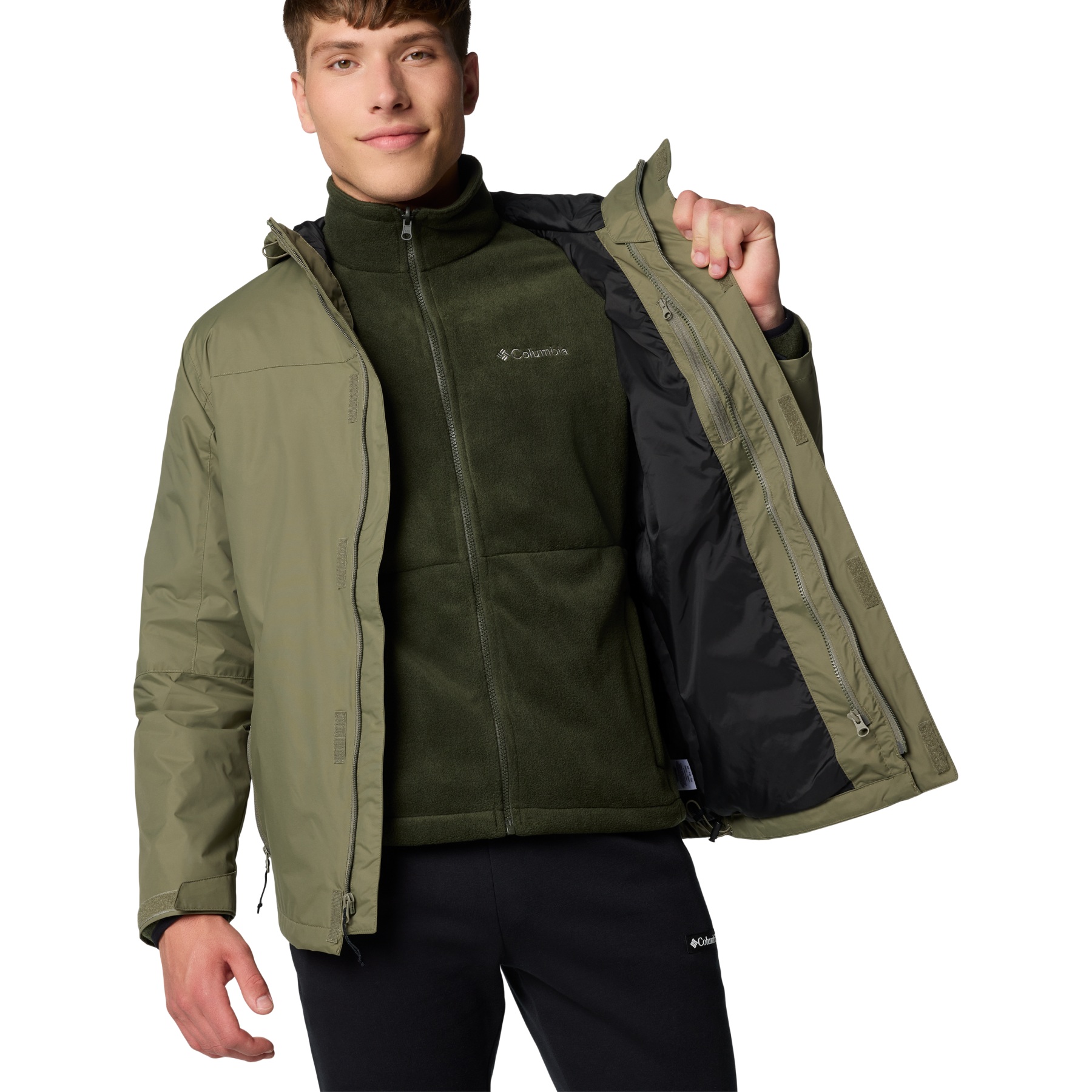 Columbia Veste polaire Triple Canyon™ II Homme (Vert) | privatesportsh