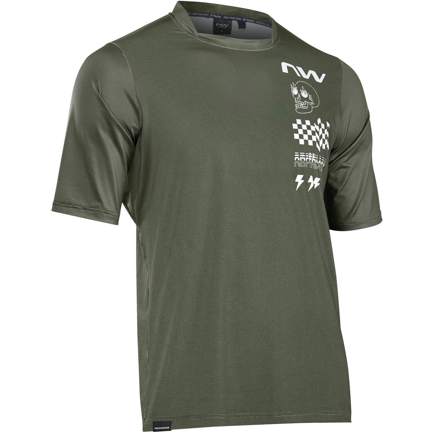 Picture of Northwave Bomb Short Sleeve Jersey Men - forest green 96