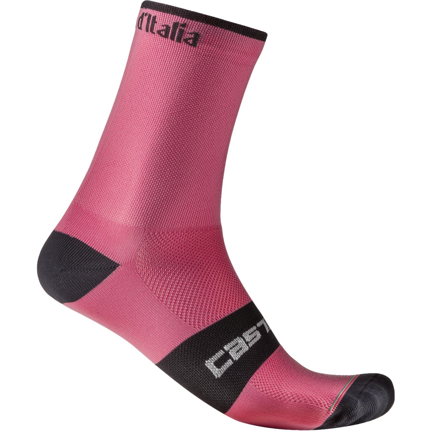 Photo produit de Castelli 18 Chaussettes - Giro d&#039;Italia #Giro107 - rosa giro 025
