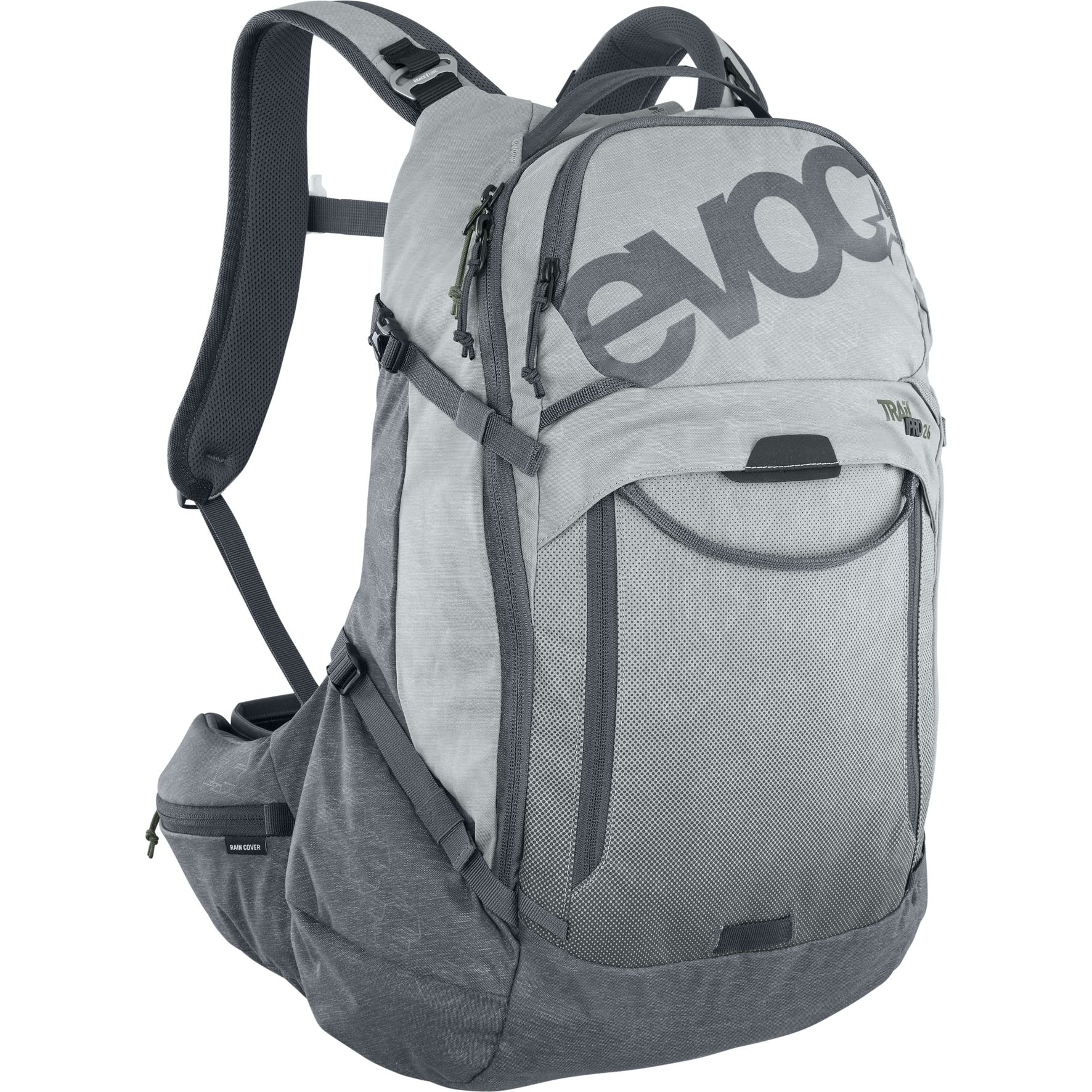 Picture of EVOC Trail Pro 26L Protector Backpack - Stone/Carbon Grey