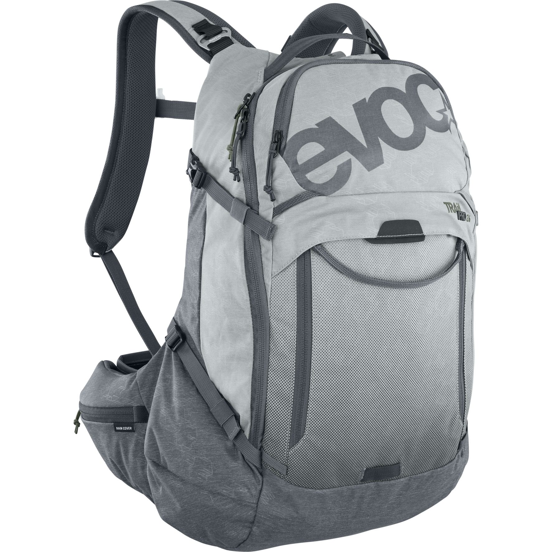 Produktbild von EVOC Trail Pro 26L Protektorenrucksack - Stone/Carbon Grey