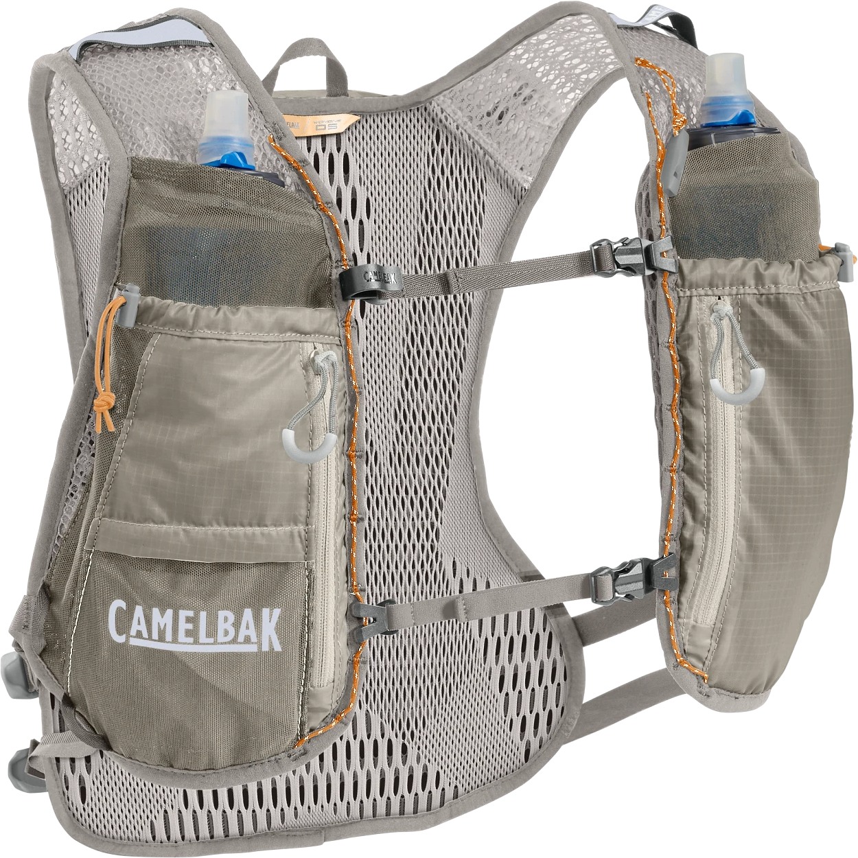 Produktbild von CamelBak Zephyr Pro 12 Laufweste Damen + 2 x 500ml Quick Stow™ Flasks - flint grey