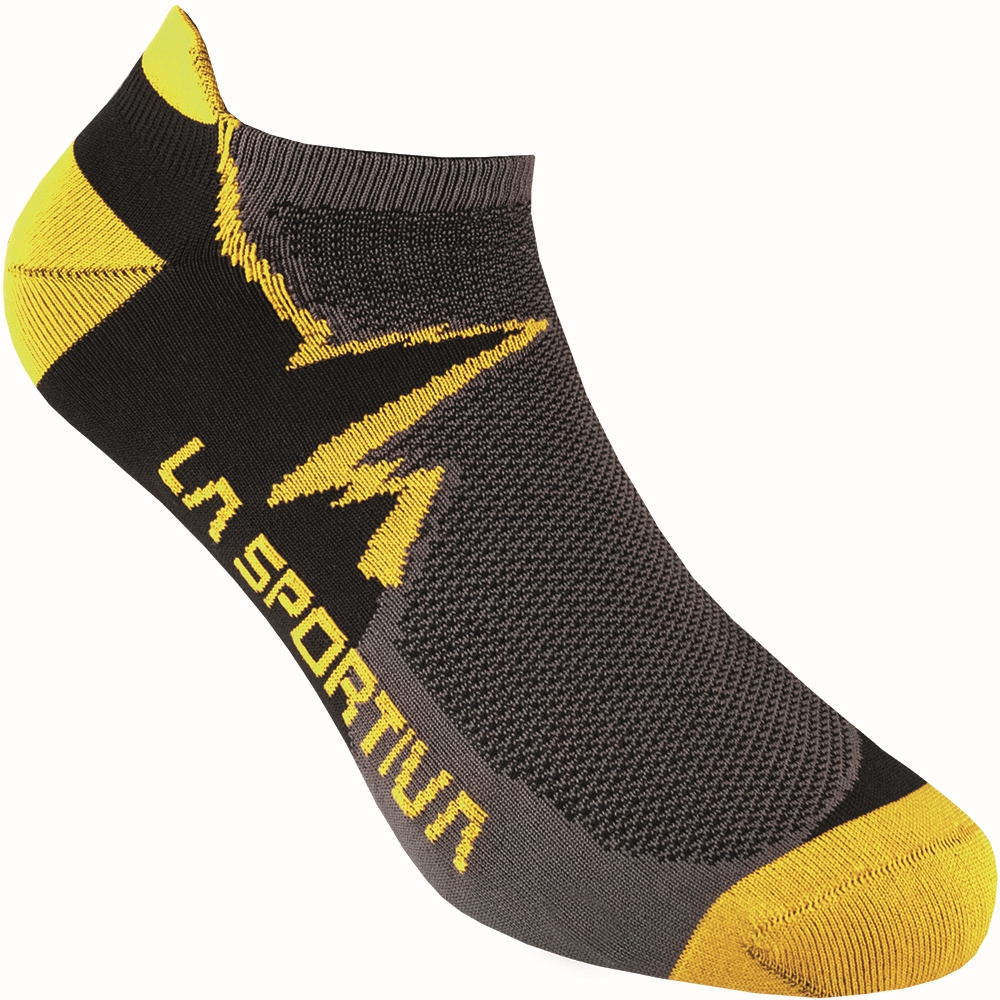 Image of La Sportiva Climbing Socks - Carbon/Yellow