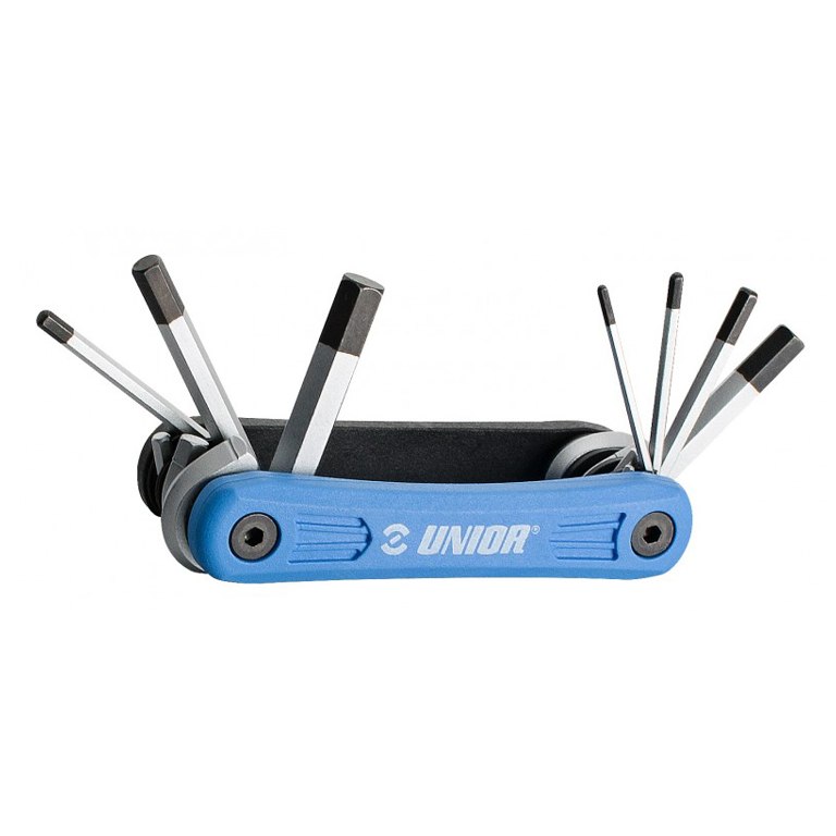 Produktbild von Unior Bike Tools Multitool EURO7 - Innensechskant-Miniwerkzeug - 1655EURO7 - blau