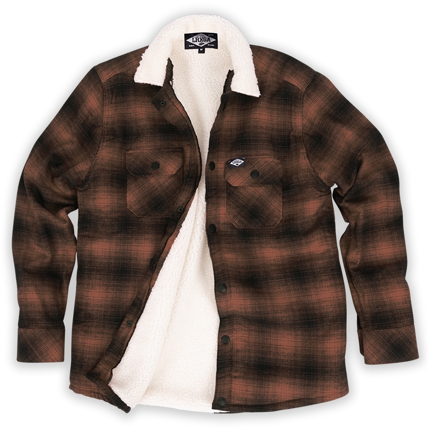 Picture of Loose Riders Flannel Jacket - Rust