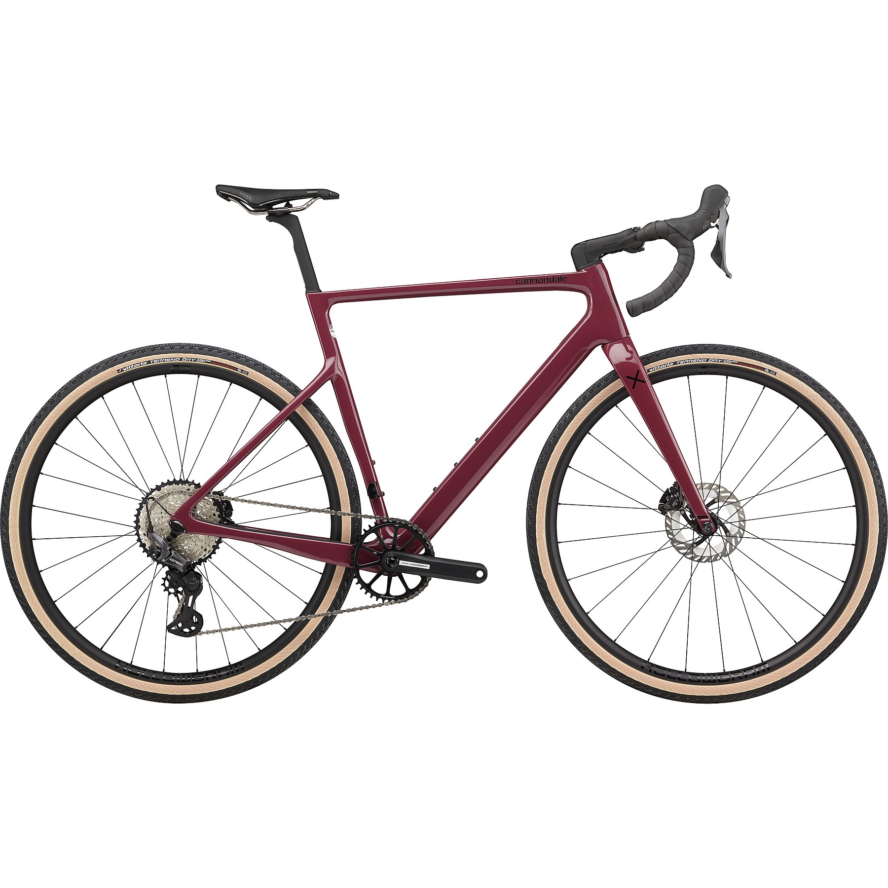 Cannondale SUPERSIX EVO SE 1 Carbon Gravel Bike 2024 black cherry