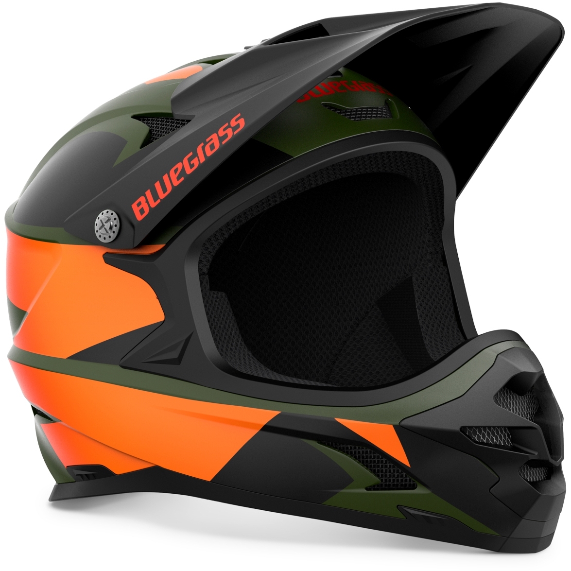 Picture of Bluegrass Intox Fullface Bike Helmet - green gradient matt