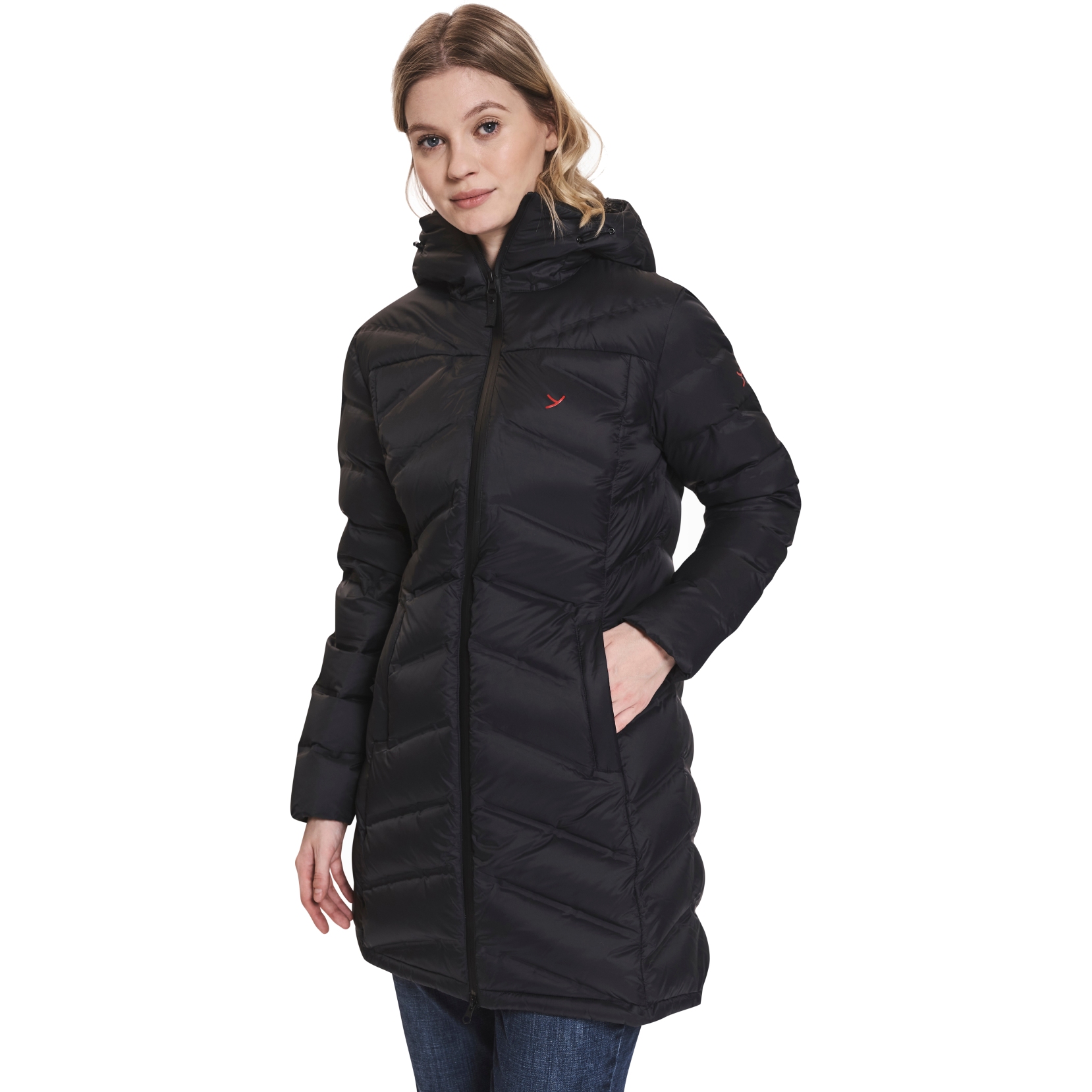 Picture of Y by Nordisk Patea Down Coat Women - black