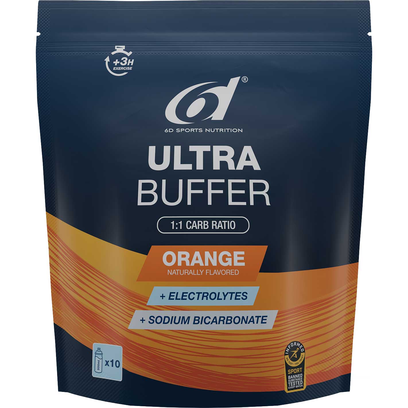 Bild von 6d Sports Nutrition Ultra Buffer - Kohlenhydrat-Getränkepulver - 970g