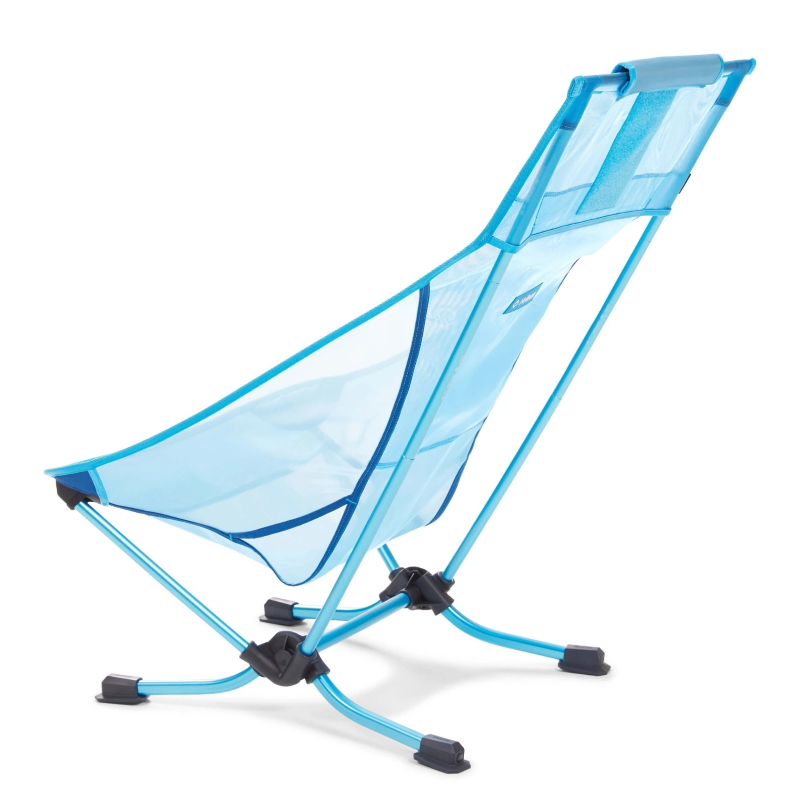 Helinox Sedia Pieghevole Campeggio - Beach Chair - Blue Mesh / Cyan Blue